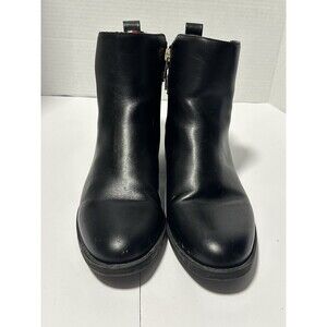 Tommy Hilfiger Rezin2 Black Ankle Boots Size 8